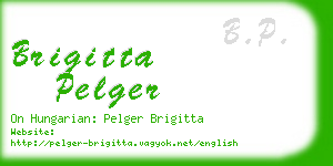 brigitta pelger business card